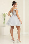 Load image into Gallery viewer, LA Merchandise LA2090 3D Butterfly A-Line Cocktail Short Dress - - Dress LA Merchandise