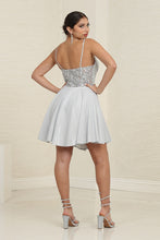Load image into Gallery viewer, LA Merchandise LA2096 Short Corset Glitter A-line Hoco Dress - - Dress LA Merchandise