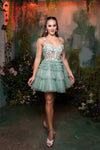 Load image into Gallery viewer, Wholesale Semi Formal Dress A-Line Sweetheart Neck By LA2097