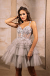 Load image into Gallery viewer, Wholesale Semi Formal Dress A-Line Sweetheart Neck By LA2097
