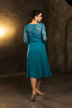 Load image into Gallery viewer, LA Merchandise LA2100 Modest Tea Length Short Mother of Bride Dress