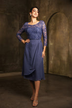 Load image into Gallery viewer, LA Merchandise LA2100 Modest Tea Length Short Mother of Bride Dress