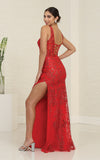 Load image into Gallery viewer, Wholesale Gala Gown V-Neck Sleeveless Sheath Dress By LA2102