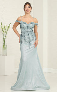 Wholesale Evening Gown Cold Shoulder Sheath Dress By LA2103