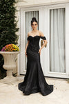 Load image into Gallery viewer, LA Merchandise LA2104 Off-Shoulder Embroidered Long Prom Gown