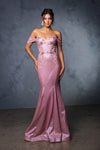 Load image into Gallery viewer, LA Merchandise LA2104 Off-Shoulder Embroidered Long Prom Gown