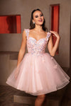 Load image into Gallery viewer, Wholesale Homecoming Sweetheart Neckline A-Line Dress By LA2105