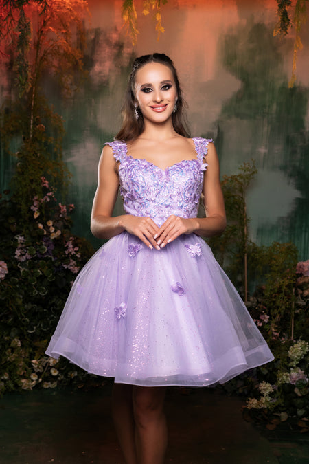 Wholesale Homecoming Sweetheart Neckline A-Line Dress By LA2105