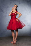 Load image into Gallery viewer, Wholesale Homecoming Sweetheart Neckline A-Line Dress By LA2105