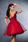 Load image into Gallery viewer, Wholesale Homecoming Sweetheart Neckline A-Line Dress By LA2105