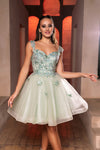 Load image into Gallery viewer, Wholesale Homecoming Sweetheart Neckline A-Line Dress By LA2105