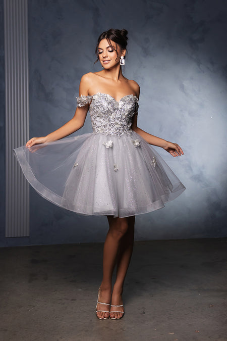 Wholesale Homecoming Sweetheart Neckline A-Line Dress By LA2105