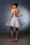 Load image into Gallery viewer, Wholesale Homecoming Sweetheart Neckline A-Line Dress By LA2105