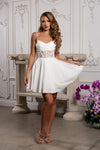 Load image into Gallery viewer, Wholesale Semi Formal Hoco Short V-Neck A-Line Dress By LA2107 - - Dress LA Merchandise