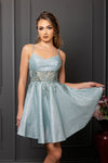 Load image into Gallery viewer, Wholesale Semi Formal Hoco Short V-Neck A-Line Dress By LA2107 - - Dress LA Merchandise