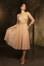 Load image into Gallery viewer, Wholesale Mother Of The Bride A-Line V-Neck Semi-Formal Dress By LA2108