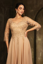 Load image into Gallery viewer, Wholesale Mother Of The Bride A-Line V-Neck Semi-Formal Dress By LA2108