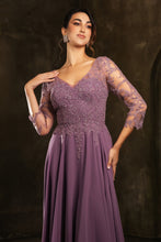 Load image into Gallery viewer, Wholesale Mother Of The Bride A-Line V-Neck Semi-Formal Dress By LA2108