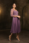 Load image into Gallery viewer, Wholesale Mother Of The Bride A-Line V-Neck Semi-Formal Dress By LA2108