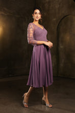 Load image into Gallery viewer, Wholesale Mother Of The Bride A-Line V-Neck Semi-Formal Dress By LA2108
