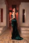 Load image into Gallery viewer, Wholesale Prom Dress Strapless Sheath Evening Gown By LA2109