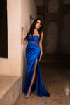 Load image into Gallery viewer, Wholesale Prom Dress Strapless Sheath Evening Gown By LA2109