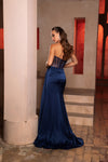 Load image into Gallery viewer, Wholesale Gala Dress Sweetheart Sleeveless Sheath Gown By LA2110 - - Dresses LA Merchandise, Inc.