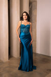 Load image into Gallery viewer, Wholesale Red Carpet Dress Sleeveless Sheath Gown By LA2111