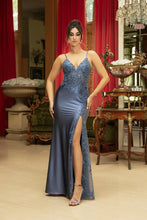 Load image into Gallery viewer, Wholesale Formal Dress V-Neck Spaghetti Straps Gown By LA2112