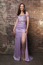 Load image into Gallery viewer, Wholesale Prom Dress Off The Shoulder Sheath Evening Gown By LA2115