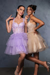 Load image into Gallery viewer, Wholesale Cocktail A-Line Spaghetti Strap Semi Formal Dress By LA2116 - - Dress LA Merchandise