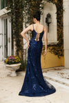 Load image into Gallery viewer, Wholesale Formal Dress Sequin Sweetheart Neck Evening Gown By LA2118 - - Dresses LA Merchandise, Inc.