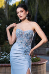 Load image into Gallery viewer, Wholesale Prom Dress Strapless Sheath Evening Gown By LA2119