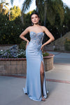 Load image into Gallery viewer, Wholesale Prom Dress Strapless Sheath Evening Gown By LA2119