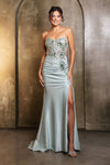 Load image into Gallery viewer, Wholesale Prom Dress Strapless Sheath Evening Gown By LA2119