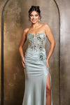 Load image into Gallery viewer, Wholesale Prom Dress Strapless Sheath Evening Gown By LA2119