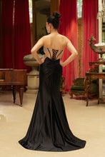 Load image into Gallery viewer, Wholesale Gala Dress Straight Across Neck Strapless Gown By LA2120