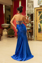 Load image into Gallery viewer, Wholesale Gala Dress Straight Across Neck Strapless Gown By LA2120