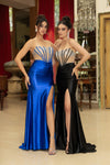 Load image into Gallery viewer, Wholesale Gala Dress Straight Across Neck Strapless Gown By LA2120