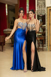 Load image into Gallery viewer, Wholesale Gala Dress Straight Across Neck Strapless Gown By LA2120