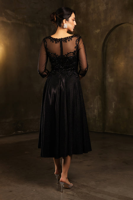 Wholesale Cocktail Dress Sequin A-Line Semi-Formal Dress By LA2124