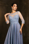 Load image into Gallery viewer, Wholesale Cocktail Dress Sequin A-Line Semi-Formal Dress By LA2124