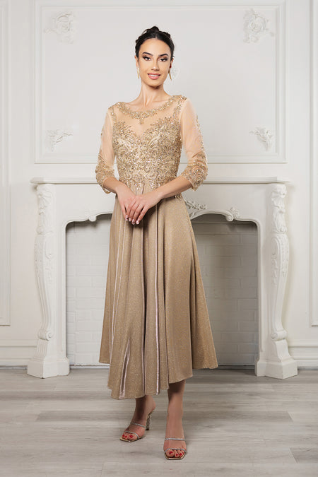 Wholesale Cocktail Dress Sequin A-Line Semi-Formal Dress By LA2124