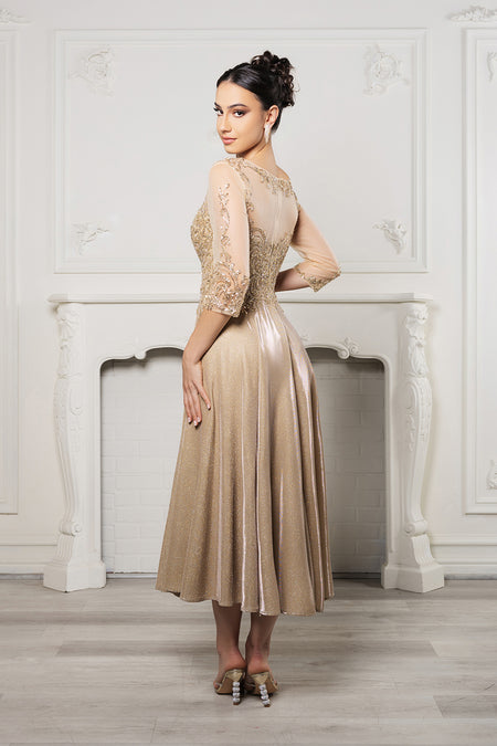 Wholesale Cocktail Dress Sequin A-Line Semi-Formal Dress By LA2124