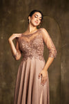 Load image into Gallery viewer, Wholesale Cocktail Dress Sequin A-Line Semi-Formal Dress By LA2124