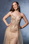 Load image into Gallery viewer, Wholesale Prom Gown Scoop Neck Mermaid Gala Dress By LA2125