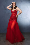 Load image into Gallery viewer, Wholesale Formal Dress Strapless Prom Evening Sheath Gown By LA2131