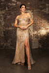 Load image into Gallery viewer, Wholesale Gala Dress Prom Off-Shoulder Sequin Sheath Gown By LA2132