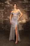 Load image into Gallery viewer, Wholesale Gala Dress Prom Off-Shoulder Sequin Sheath Gown By LA2132