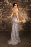 Load image into Gallery viewer, Wholesale Gala Dress Prom Off-Shoulder Sequin Sheath Gown By LA2132